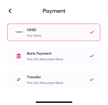 Multiple channel payments options
